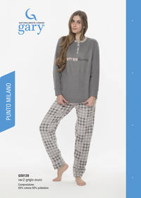 PIGIAMA DONNA M/L Q50128 Tellini S.r.l. Wholesale Clothing